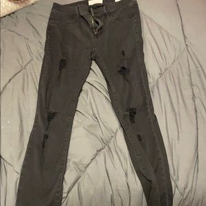 Black ripped jeans Pacsun